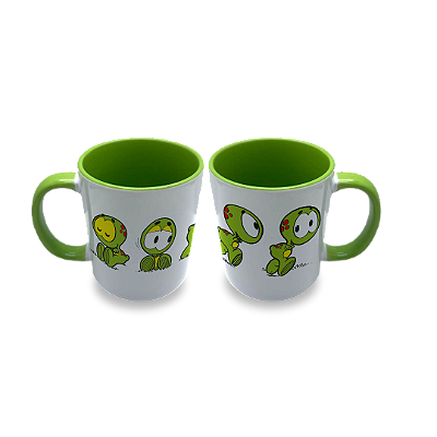 Caneca Porcelana 325ml Poses Horácio - Turma do Horácio