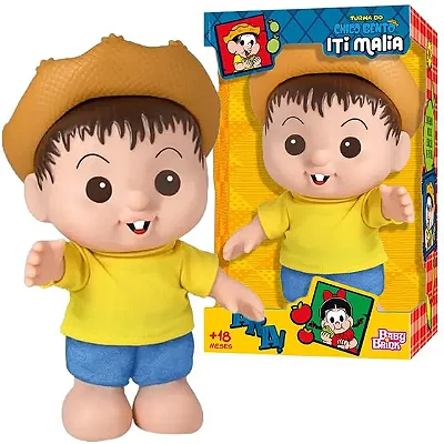 Boneco Chico Bento Iti Malia – Turma da Mônica | Fofo, Articulado e Pronto para Aventuras