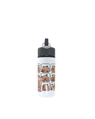 Garrafa de Aluminio 600ml - Capivara
