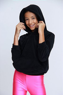 Blusa Fleece Preta