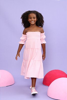 Vestido Bianca Rosa claro