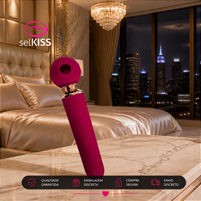 Vibrador Varinha 3X1 Vai e Vem