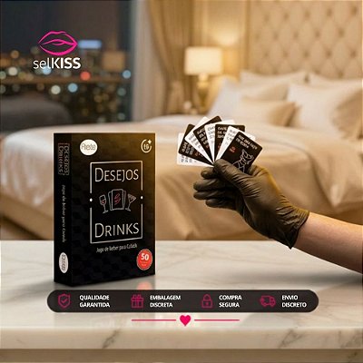 Jogo de Cartas Desejos e Drinks