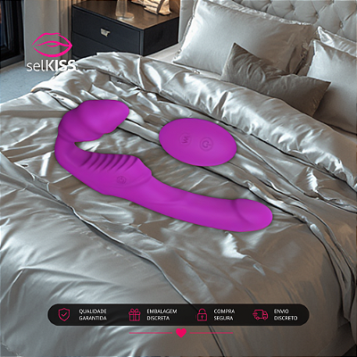 Vibrador de Ponto G Duplo Strapless