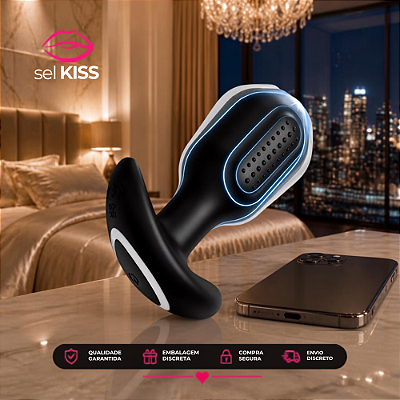 Plug Anal com Vibro Via APP