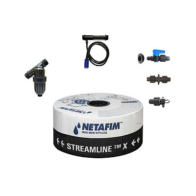 Kit completo para fertirrigação por gotejamento