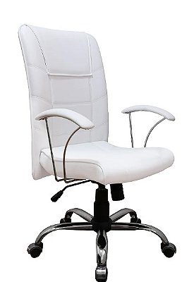 Cadeira Branca Presidente ST NOVARA 10B