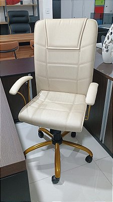 Poltrona Presidente  Dourada ST NOVARA 10B