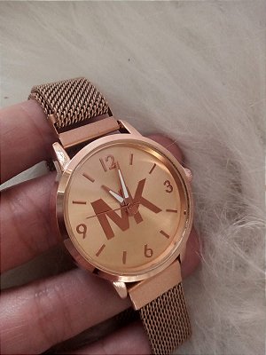 Relógio MK Rose Feminino + Caixas da Marca