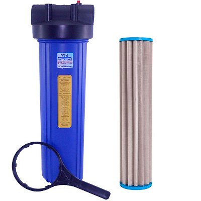 Filtro Com Refil Plissado Inox 20" Big Blue