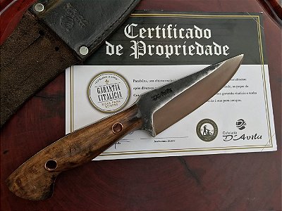 Faca Hunter laminada em aço carbono 5160