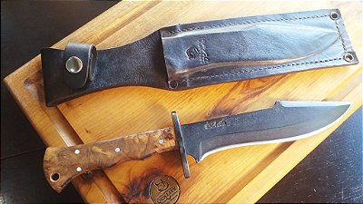 Faca Fighter Militar 8” em aço carbono 5160