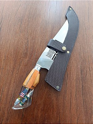 FACA BRASIL e USA , PARA CHURRASCO 10"