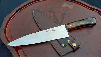 FACA ARTESANAL DO CHEF 8,5" ,CABO HIBRIDO