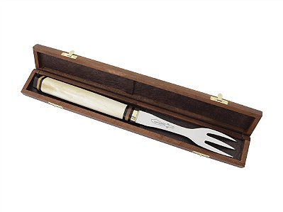 Garfo Zakharov para Churrasco Cabo de Osso (Comprimento Total 33 cm)