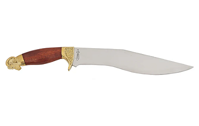 Falcata Carneiro Montanhês 11'' Zakharov na Bainha de Couro