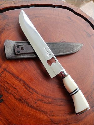 FACA ARTESANAL 10" INOX , PICANHEIRA COM ABRIDOR