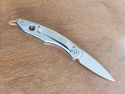 CANIVETE COM CLIP DE BOLSO em INOX