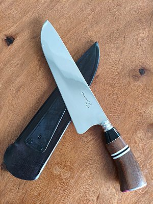 🔪 Faca 9” Picanheira em Aço Inox – Estilo Inconfundível, Corte Preciso!