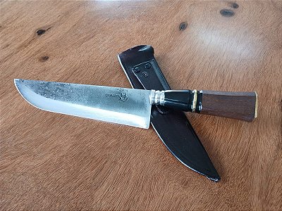 🔪 Faca Picanheira 8” em Aço Carbono – Estilo Inconfundível!