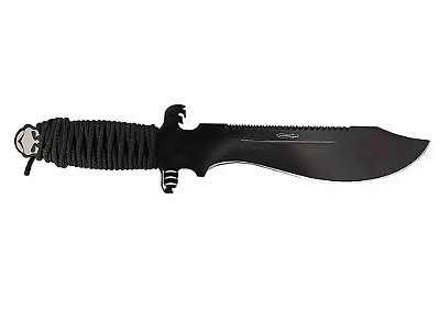 Faca Tática Zakharov CQFN 9" na Bainha de Couro