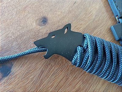 Faca Tática Zakharov Lykos 9" na Bainha de Couro