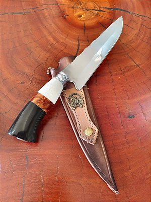 FACA ARTESANAL INOX 8" CABO MISTO