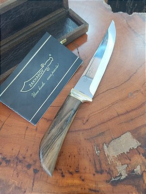Faca para Churrasco 8" Zakharov Picanheira no Estojo de Madeira