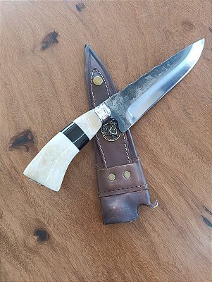 Faca Artesanal em Aço Carbono 1070 com 8 Polegadas de Lâmina