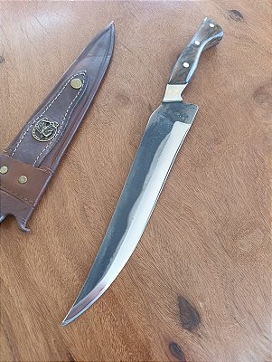 FACA FUL TANG 11 POLEGADAS ARTESANAL EM AÇO CARBONO 1070