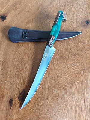 Faca Desossa em Inox 7 polegadas, Cabo Hibrido