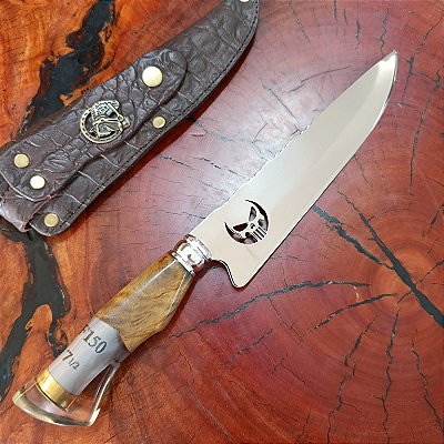 FACA HIBRIDA 8 POLEGADAS "A caveira do Justiceiro"