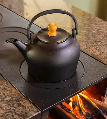 Chaleira de Ferro Fundido com Tampa Resistente 3,6 L