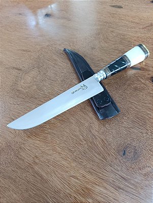 Faca Artesanal 7 Polegadas Inox Cirúrgico Churrasco Camping Cozinha