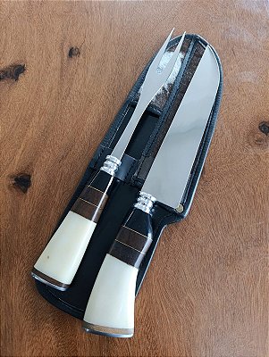 Kit Churrasco 8” Rústico – Faca e Garfo