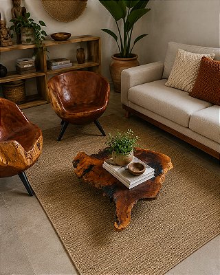 Mesa de Centro Rústica em Madeira Imbuia – Elegância Natural BRASIL!