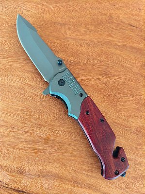 Canivete Tatico Quebra Vidro / Corta Cinto HZ-1200