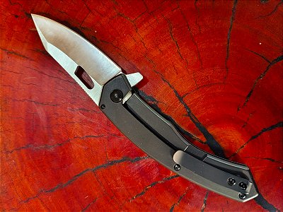 Canivete Inox Black Silver C Clip 999B