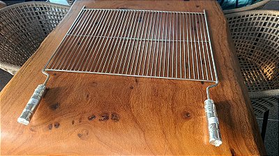 Grelha aramada com reforço medida 70x50 ERC INOX
