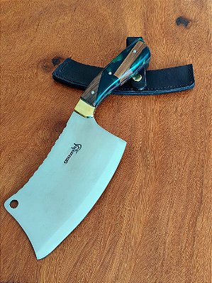 CUTELO GOURMET 7" em INOX FULL TANG