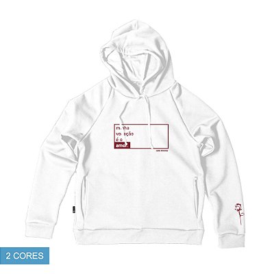 Casaco Moletom Minha Vocação é o Amor