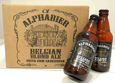 CAIXA 12 Unid. ALPHABIER Belgian Blond Ale - Garrafa 310 ml