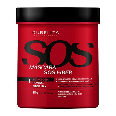 Máscara Sos Fiber 1Kg Rubelita Professional