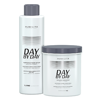 Kit Lavatório Day By Day (Shampoo 1L + Máscara 1Kg) Rubelita