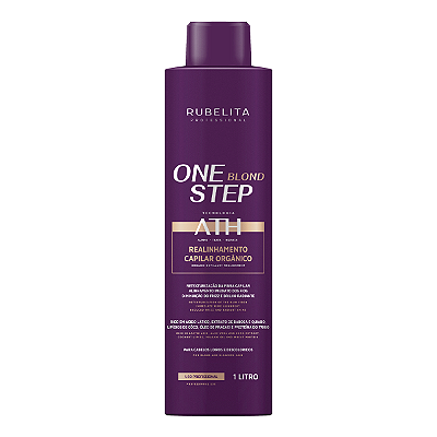 Escova Progressiva Orgânica One Step Blond 1 litro Tecnologia ATH