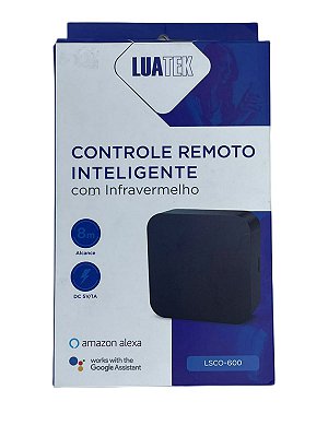 Controle Remoto Inteligente Comando de Voz com Infravermelho Ar Condicionado TV Alexa Google Assistant