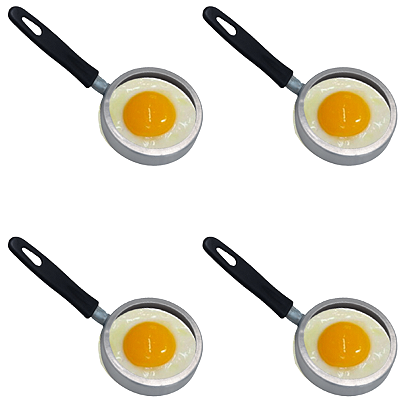 Kit com 4 Modeladores de Ovos Aro Redondo para Fritar