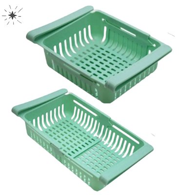 Organizador de Geladeira e Gavetas Multiuso Ajustável