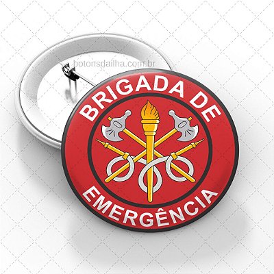 Boton Brigada de Incêndio  - Modelo 14