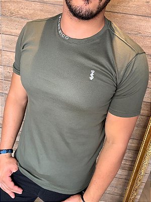 Camiseta Verano Filho Rico - Verde Militar